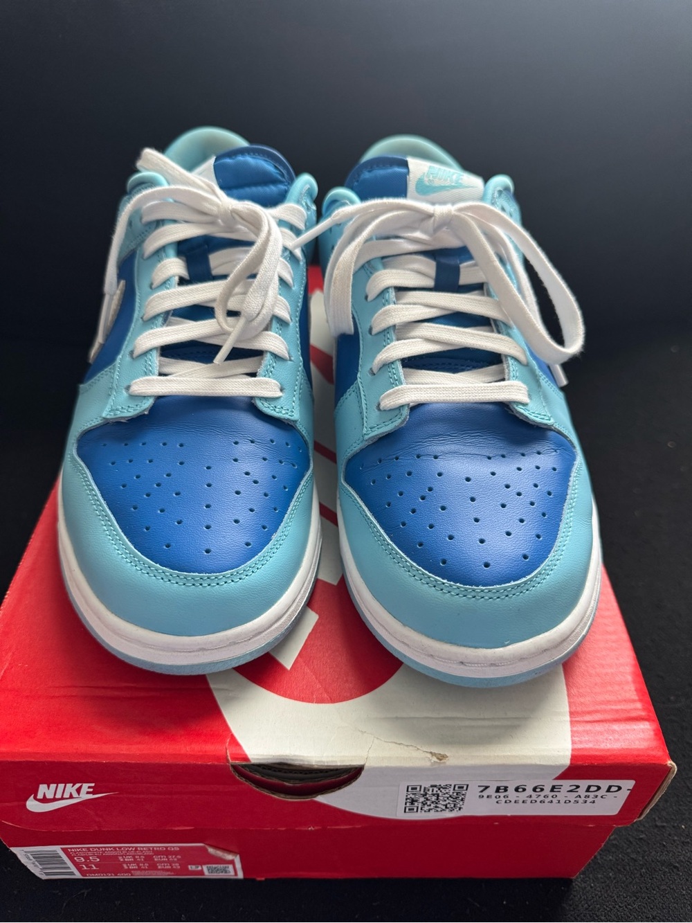 Nike Kids Blue and Light Blue Low-Top Sneakers